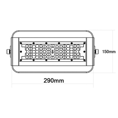 Hydroponic Led Herb Grow Light Waterproof High Power 50W 220V For Plant Vegetables