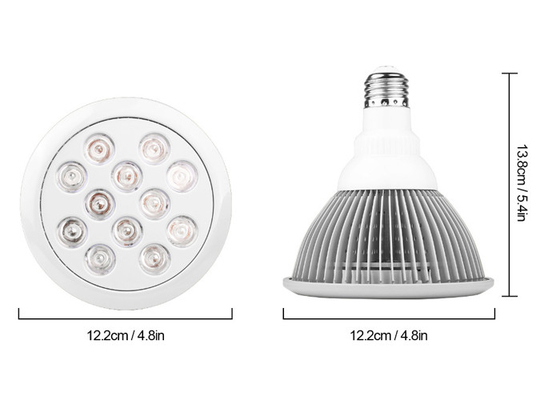 Aluminum Shell 12w Led Grow Bulbs E27 E26 To Increase 2 Times Yields With Full Spectrum