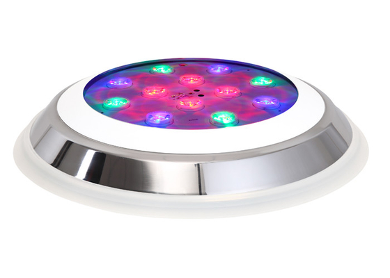 Wall Mounted Nicheless 36W 12 Volt Led Fountain Lights , IP68 LED Underwater Swimming Pool Light Bulb