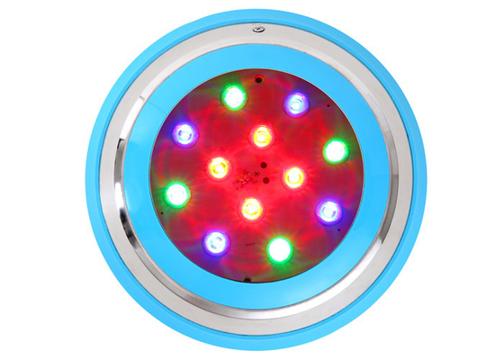 Plastic Remote Control Led Pool Light , 12w AC DC 12V 24V RGB Swimming Pool Lights